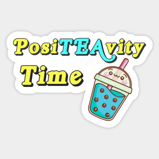 Cute boba tea Sticker